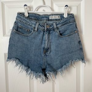 High waisted shorts